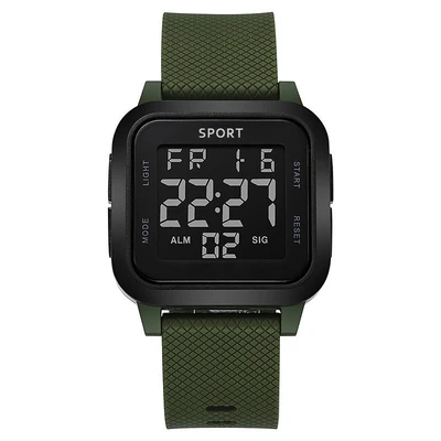 Green black screen