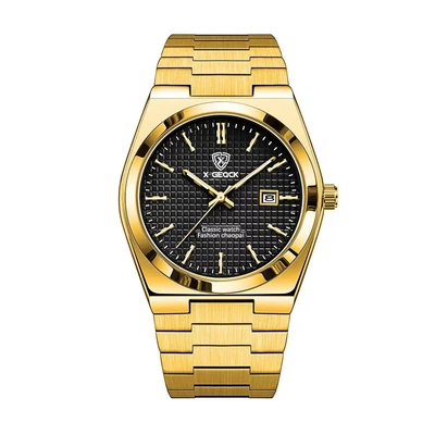 Full gold shell black surface