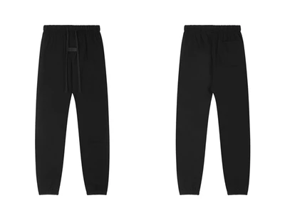 2359 black pants with flocked lettering