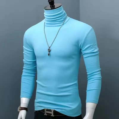 Sky Blue Full High Collar