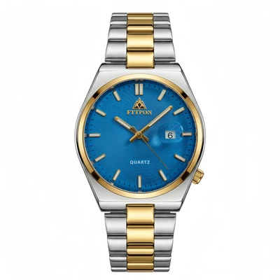 Golden blue dial