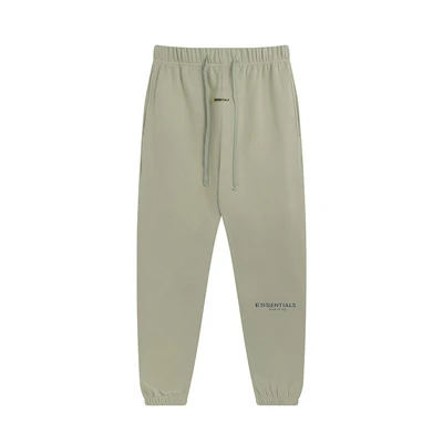 558 pants in matcha color with embossed letters