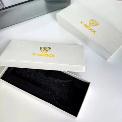 Diamond striped long gift box