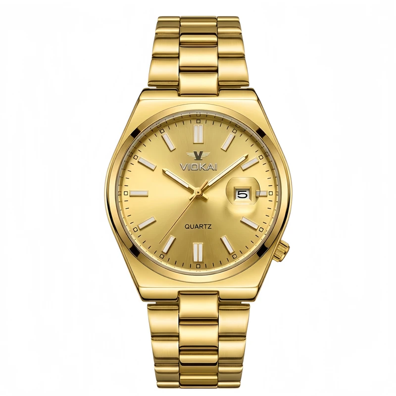 VIOKAI foreign trade men's luminous waterproof wristwatch for commuting, dating, and gifting, versatile for cross-border use in Singapore, Malaysia, and Thailand