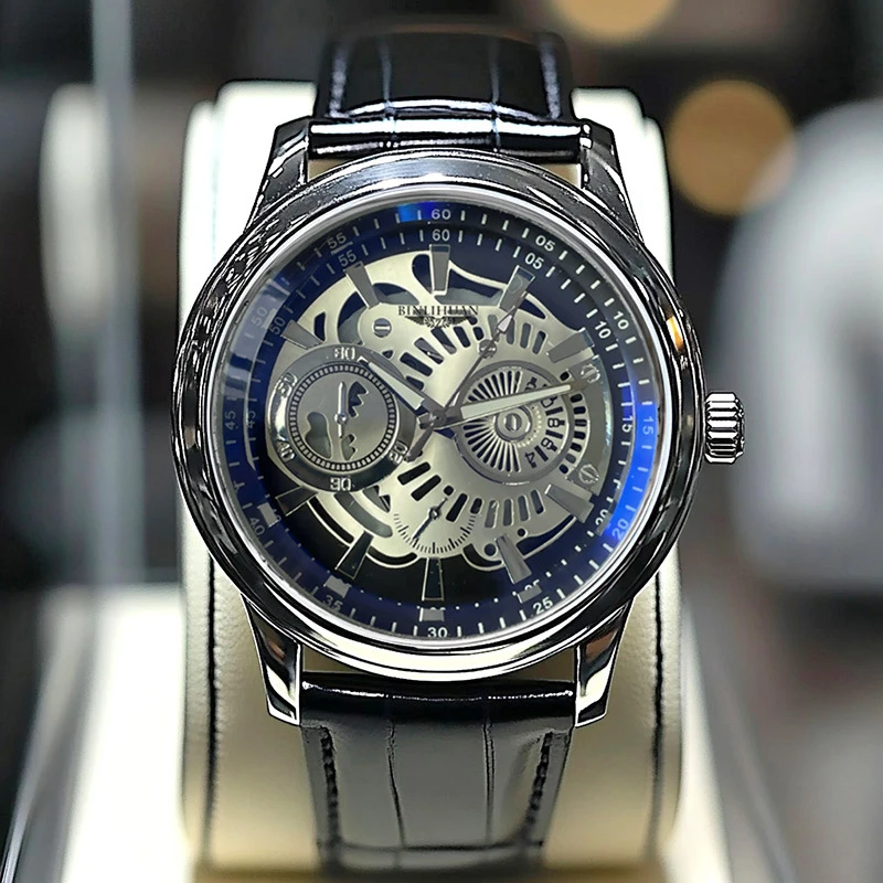 Binlihuan Genuine Waterproof Watch Men's Watch Quartz Movement Casual Fashion Export Spot One Piece Drop Shipping