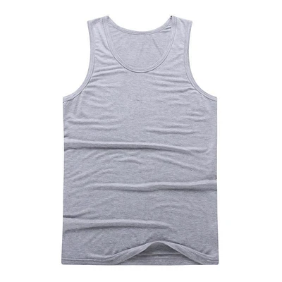 Cotton vest 2 pieces (gray)