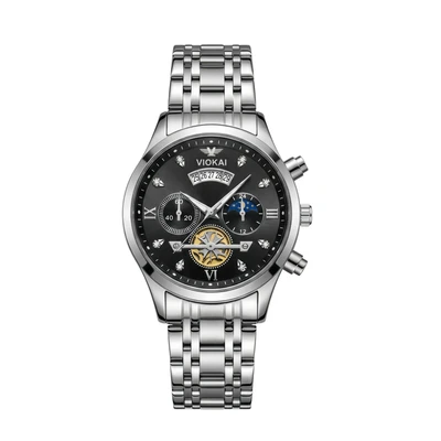 White case black dial