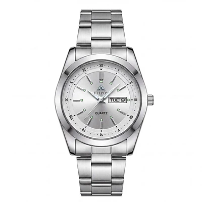 Silver-white dial