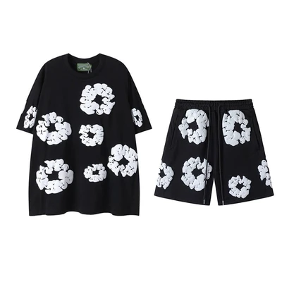 Short sleeve suit black