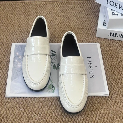 Ivory white 2.5CM crocodile pattern