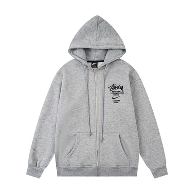 8910 Gray [Embroidered and Fleece-Lined]