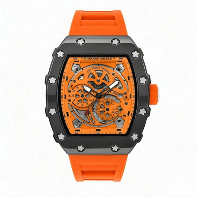 Black case with orange strap~Model No. 4