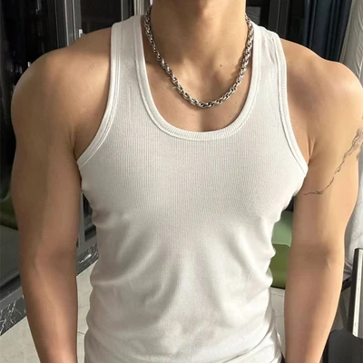 Pure Cotton Vest White