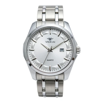 White case, white dial