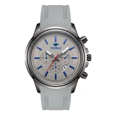 Gunmetal case gray dial