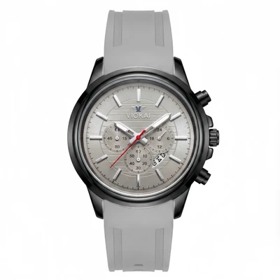 Black case gray dial