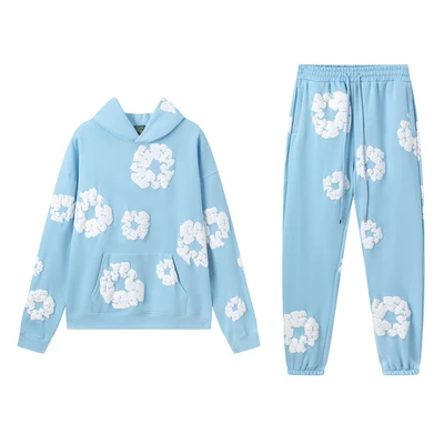 Sweatshirt suit sky blue