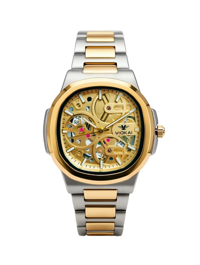Two-tone gold dial