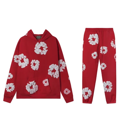 Sweatshirt suit red