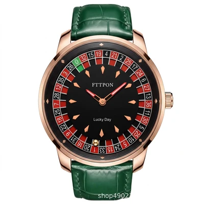 Rose gold green belt