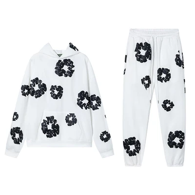 Sweatshirt suit white