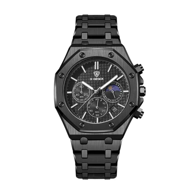 Black steel with black shell and black surface