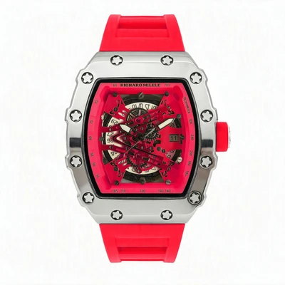 White case, red strap ~ Model No. 8