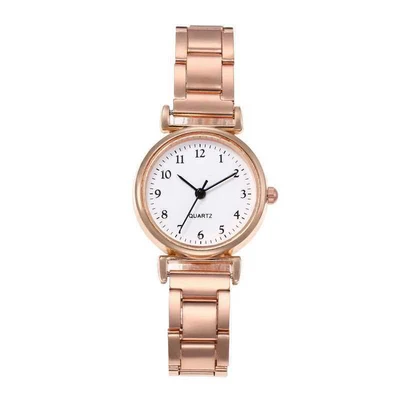 Rose gold with white dial