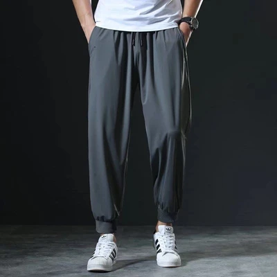 Leather rope dark gray