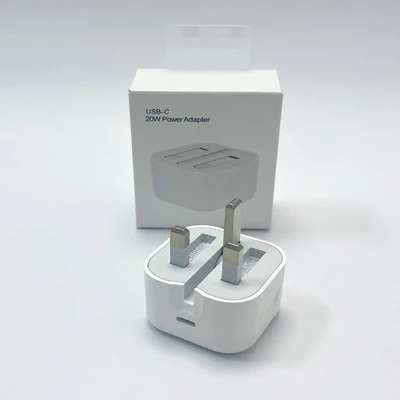 20W UK standard charger + transparent hook packaging box
