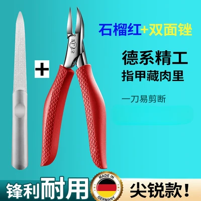 Eagle-beak pliers red + double-sided file