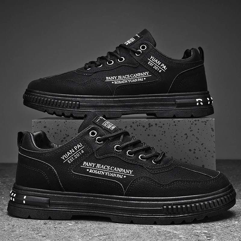 2024 Spring and Autumn Men's Shoes New Style Breathable Comfortable Lightweight Work Shoes Men's Trendy Versatile Sports and Leisure Shoes