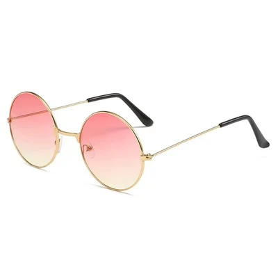 Pink on top and yellow on bottom
