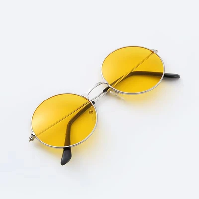 Silver frame yellow film