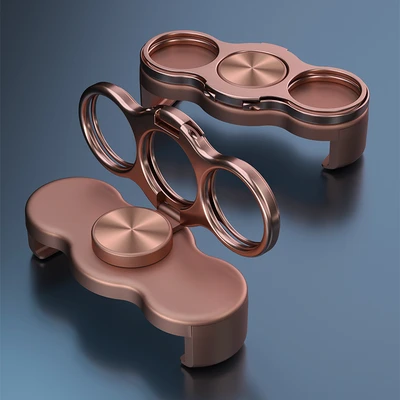 【Pink】Double Triple Ring Back Clip Metal Stand