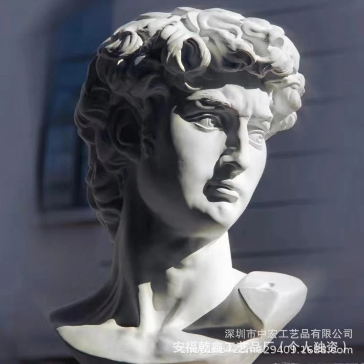 Cross-Border Resin Small Plaster Statues, Character Models, Ornaments, Art Teaching Aids, Painting Sketches, Head Portraits, Sculptures, Plaster