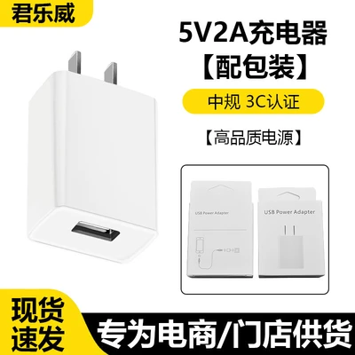 3c certified 5v2a charger (white)