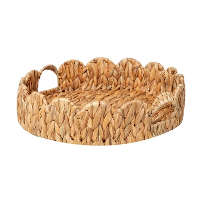 Lace round basket 30*7cm