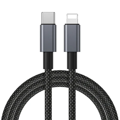 C- apple 27w aluminum shell braided cable [black]
