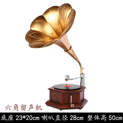 hexagonal phonograph model
