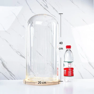 20*40 glass cover wood base