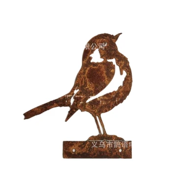 Rusty bird (with screws)
