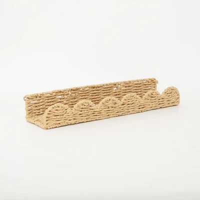 Paper rope lace wall hanging