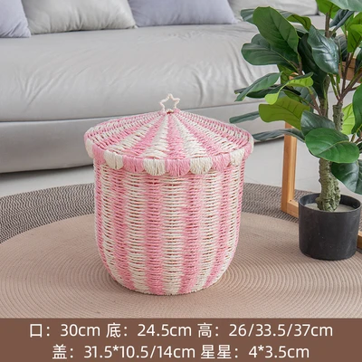 Beige pink small size: 32*h37cm