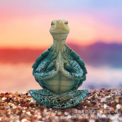 Praying turtle yoga