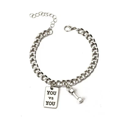 YOU square dumbbell bracelet
