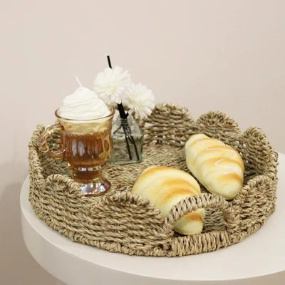 Seaweed lace fruit plate 33*7cm