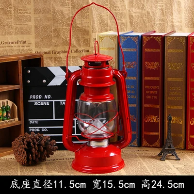 Led battery style red white light