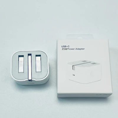 35W UK standard charger + transparent hook packaging box