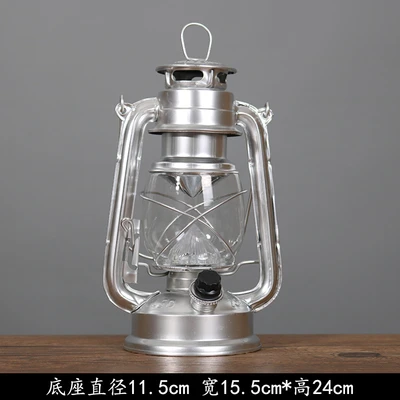 Led battery style silver white light